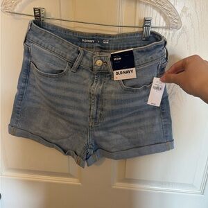 High Waisted Old Navy Women's Light Blue Denim Shorts